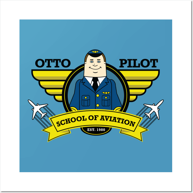 Otto Pilot School of Aviation Wall Art by bryankremkau